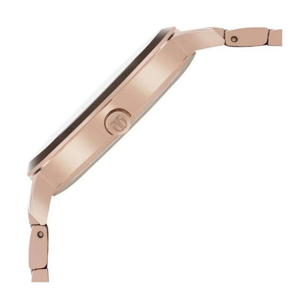Titan Quartz Multifunction Rose Gold Dial Stainless Steel Strap Watch for Women 95087WM02 - KRISHNA WATCH COMPANY