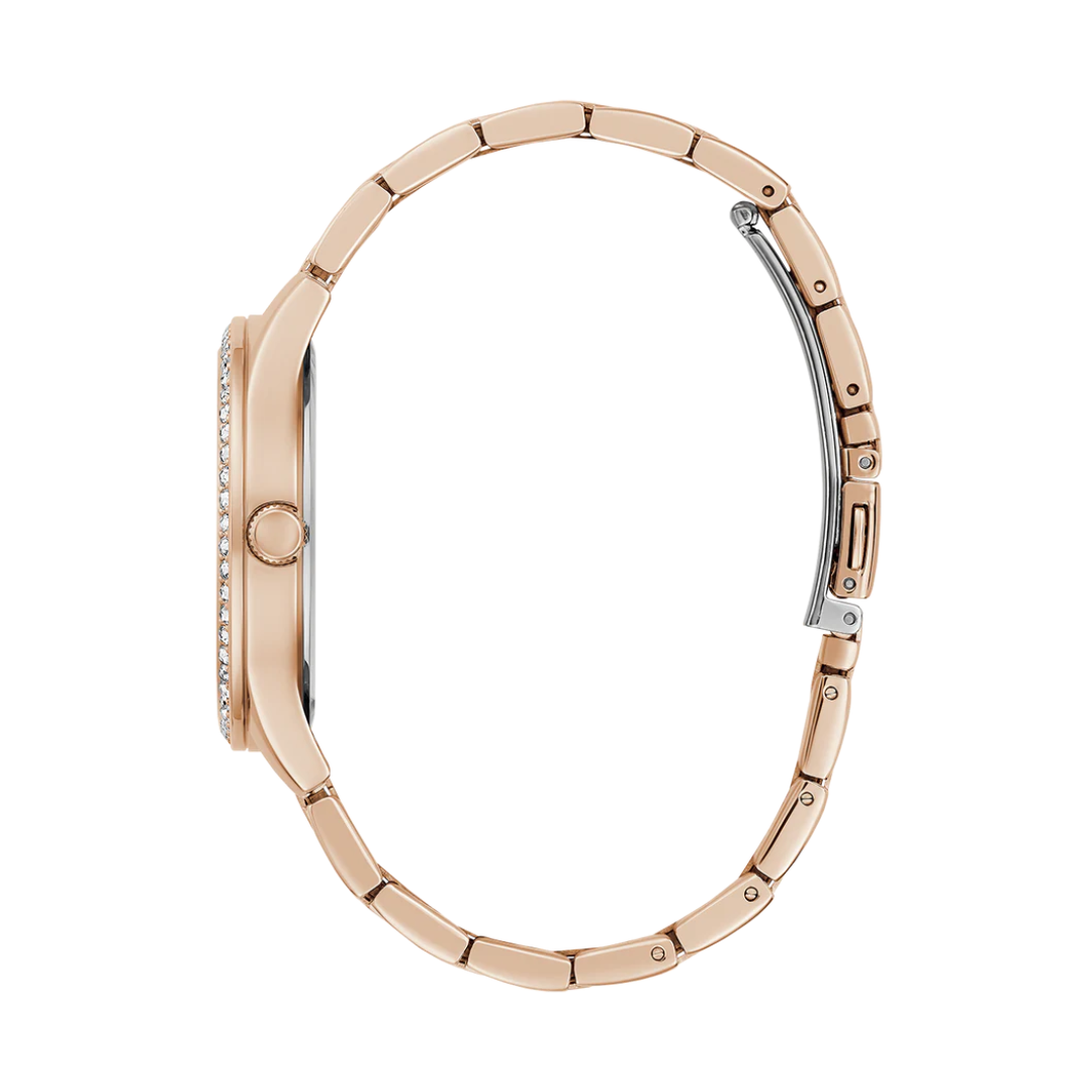 Guess Ladies Rose Gold Tone Analog Watch GW0605L3 - KRISHNA WATCH COMPANY