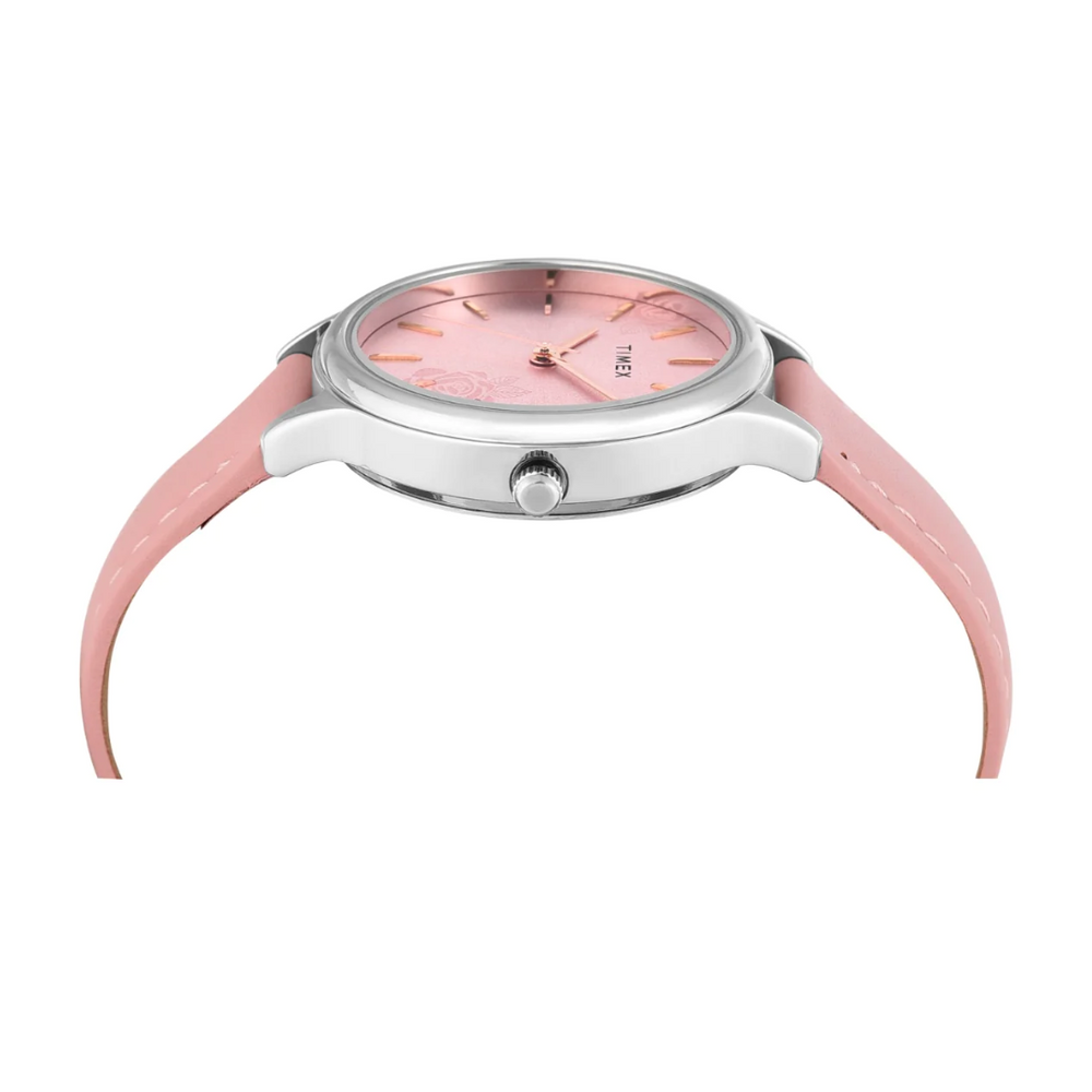Timex Women Analaog Pink Round Brass Dial Watch- TWTL12103 - KRISHNA WATCH COMPANY