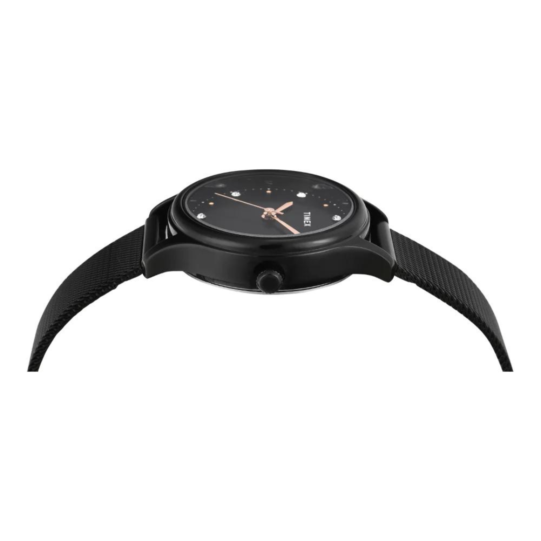 Timex Women Black Round Analog Dial Watch - TW0TL8716 - KRISHNA WATCH COMPANY