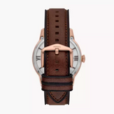 FOSSIL Townsman Automatic Brown Leather Watch ME3259