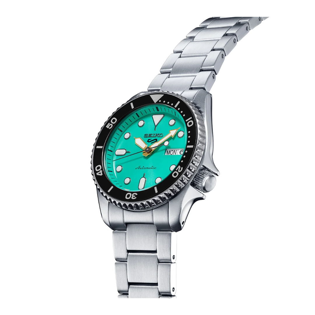 Seiko 5 Sports SKX Midi Teal SRPK33K1 - KRISHNA WATCH COMPANY