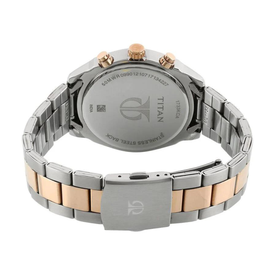 Titan Bandhan White Dial Stainless Steel Strap Watches  - 17332570KM01