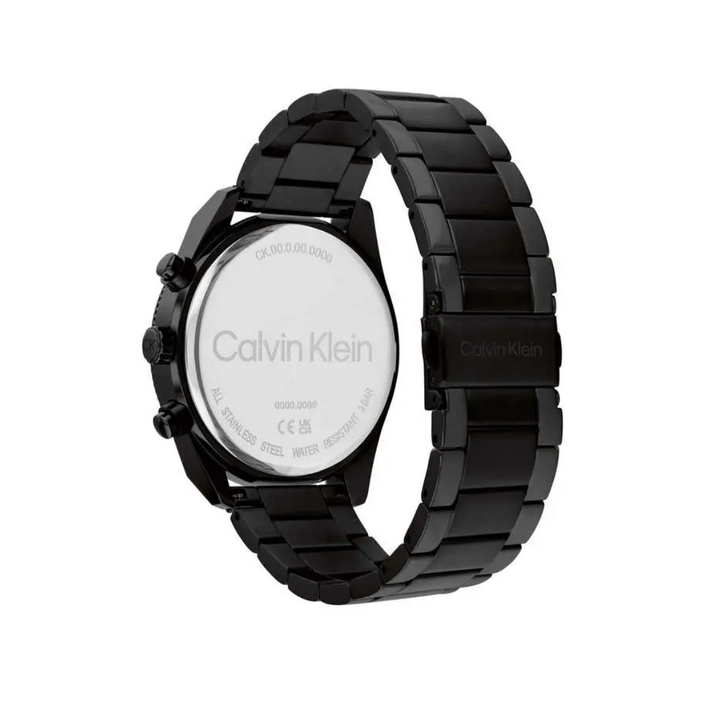 Calvin Klein Impact 44 mm Black Dial Analog Watch For Men - 25200359 - KRISHNA WATCH COMPANY