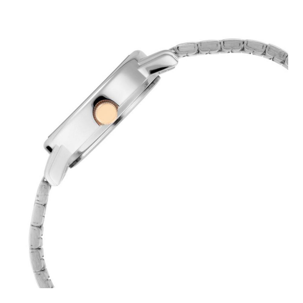 Titan Quartz Analog with Date White Dial Stainless Steel Strap Watch for Women 2572KM01 - KRISHNA WATCH COMPANY