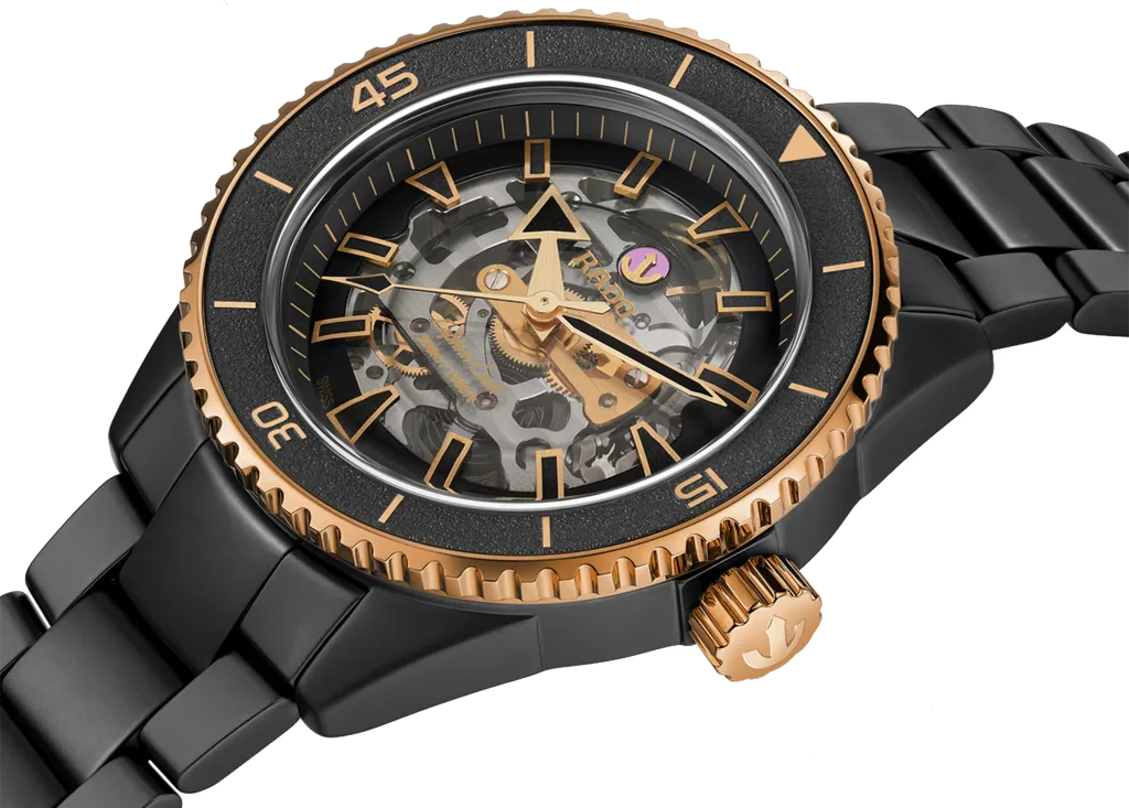 RADO Captain Cook High-Tech Ceramic Skeleton R32192152 - KRISHNA WATCH COMPANY