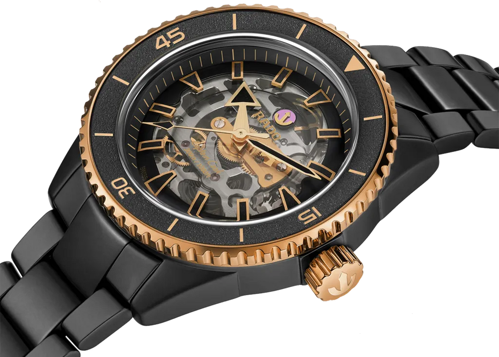 RADO Captain Cook High-Tech Ceramic Skeleton R32192152 - KRISHNA WATCH COMPANY