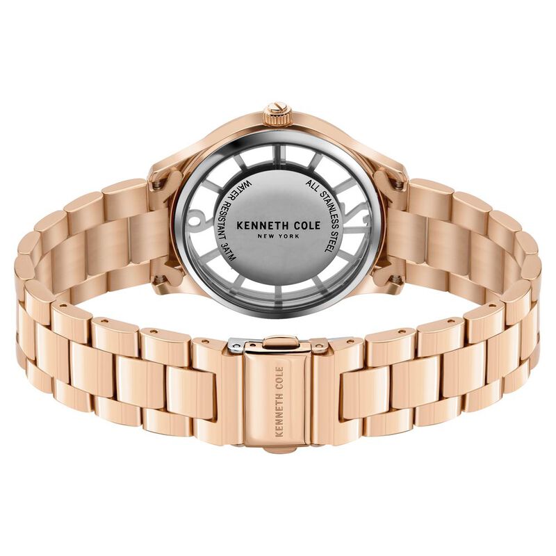 Kenneth Cole Quartz Analog Rose Gold Dial Stainless Steel Strap Watch for Women - NEKCWLG2105603LD - KRISHNA WATCH COMPANY