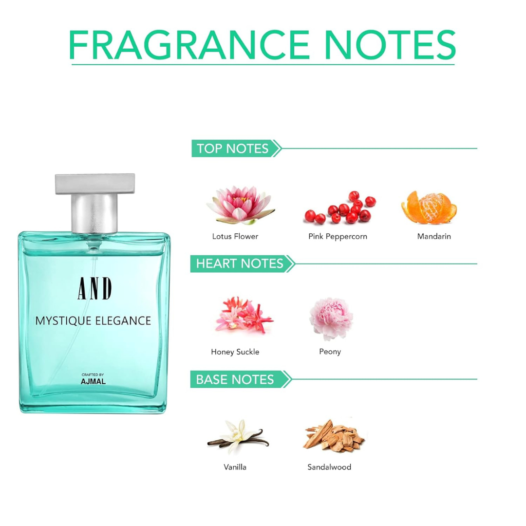 Ajmal Perfume Mystique Elegance EDP 50 ml - KRISHNA WATCH COMPANY