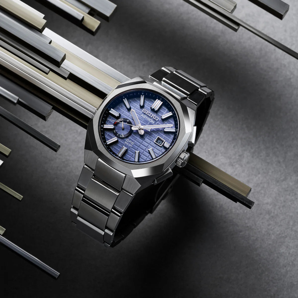 Seiko Astron GPS Solar Sapphire Blue Crystal Box - SSJ013J1 - KRISHNA WATCH COMPANY