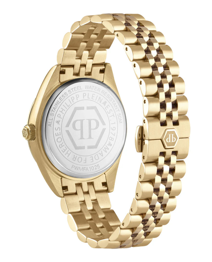 PHILIPP PLEIN Date Superlative Crystal Watch PWMFA1025
