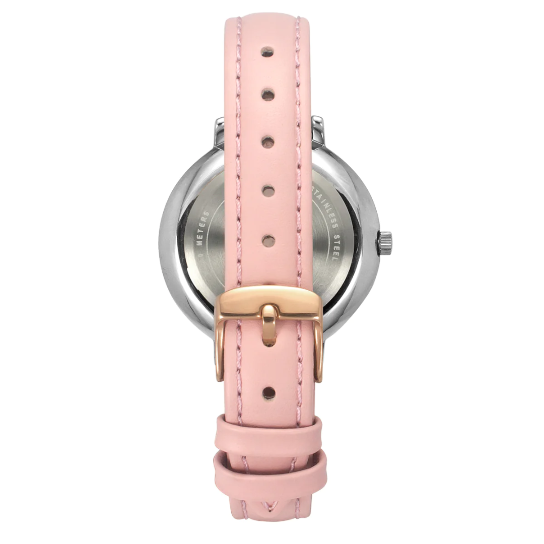 Timex Fashion Women's Pink Dial Round Case 3 Hands Function Watch -TWEL14707 - KRISHNA WATCH COMPANY