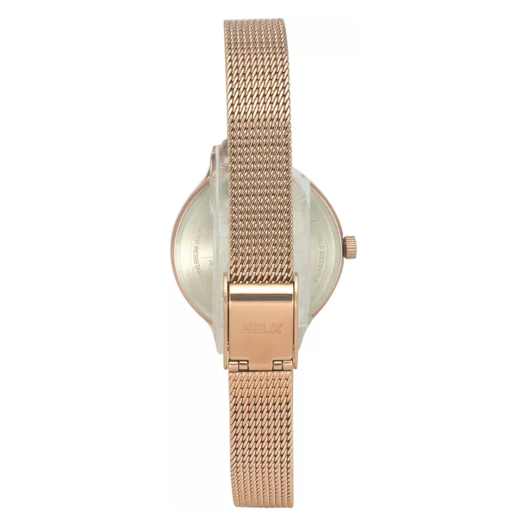 Helix Analog Silver Dial Women Watch TW027HL22 - KRISHNA WATCH COMPANY