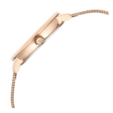 Titan Purple Style Up Quartz Analog Mother Of Pearl Dial Stainless Steel Strap Watch for Women 95238WM01