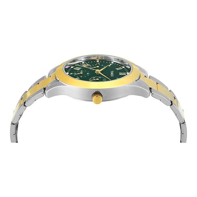 TIMEX Green Round Dial Analog Women's Watch - TW000Q822 - KRISHNA WATCH COMPANY