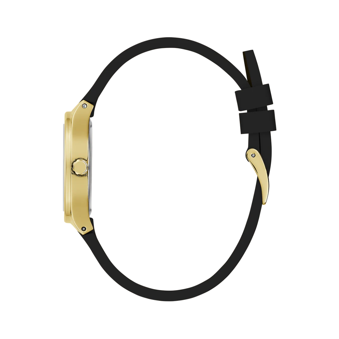 Guess Ladies Black Gold Tone Analog Watch - GW0658L1 - KRISHNA WATCH COMPANY