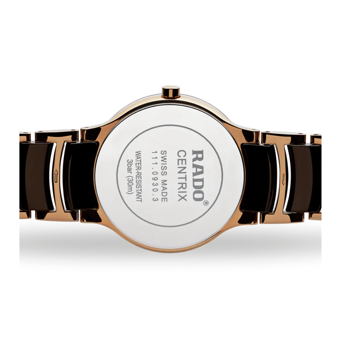 RADO Centrix Diamonds Watch for Women R30555724 - KRISHNA WATCH COMPANY