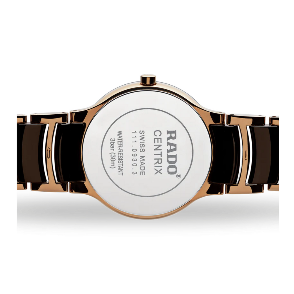 RADO Centrix Diamonds Watch for Women R30555724 - KRISHNA WATCH COMPANY