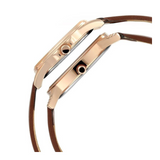 Titan Bandhan Silver White Dial Leather Pair Watches 17742565WL01