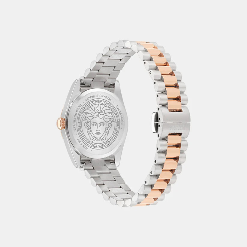 VERSACE Women Quartz White Dial Analog Watch - VE0E00525 - KRISHNA WATCH COMPANY
