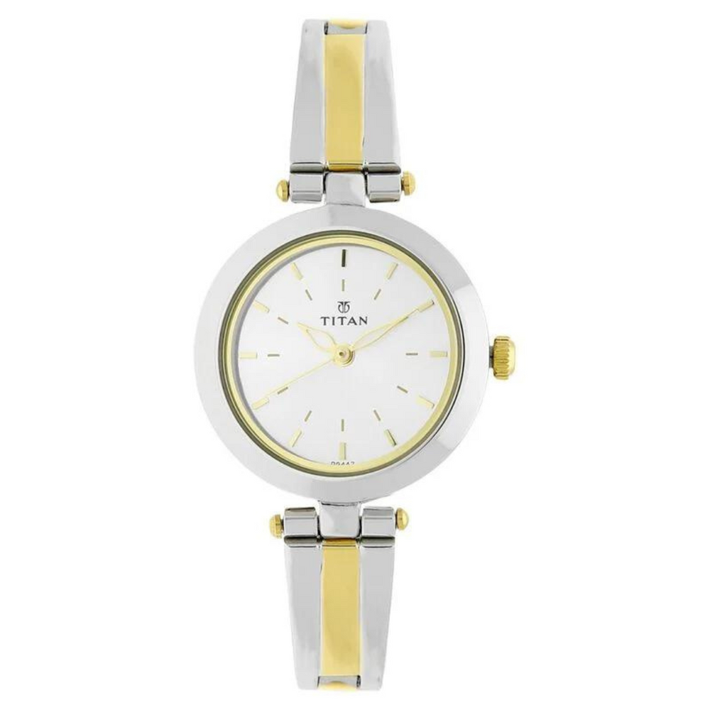 Titan Karishma Silver Dial Women Watch - 2574BM01 - KRISHNA WATCH COMPANY