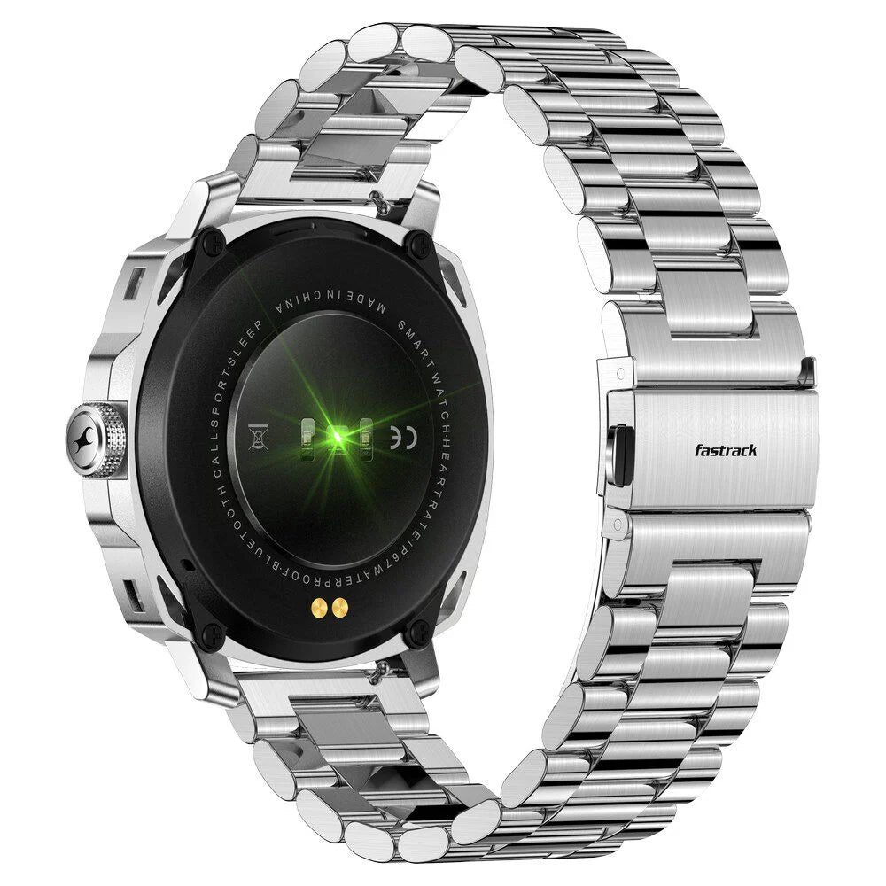 Fastrack Radiant FX3 with 3.63 CM AMOLED Display with Functional Crown,SingleSync BT Calling,AI Voice Assistant 38124sm01 - KRISHNA WATCH COMPANY