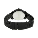 Sonata Black Dial Black Metal Strap Watch NR7924NM01