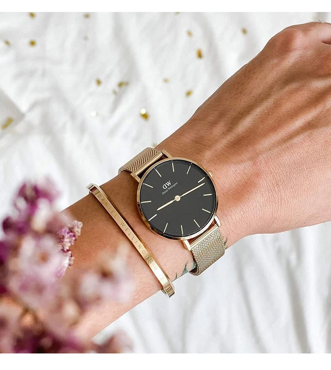 DANIEL WELLINGTON Petite Evergold Watch for Women DW00100347 - KRISHNA WATCH COMPANY