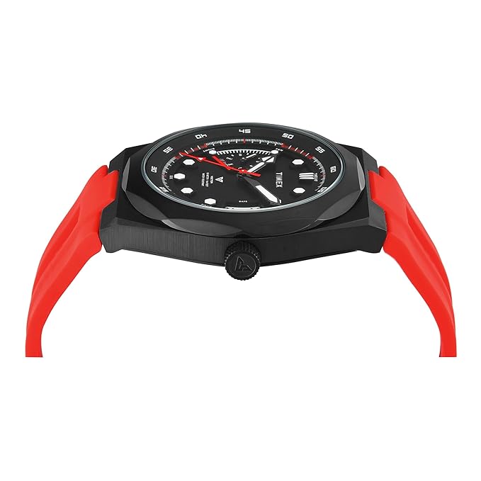 Timex Vector Round 43mm Black Dial Analog Men Watch - TWEG31001 - KRISHNA WATCH COMPANY