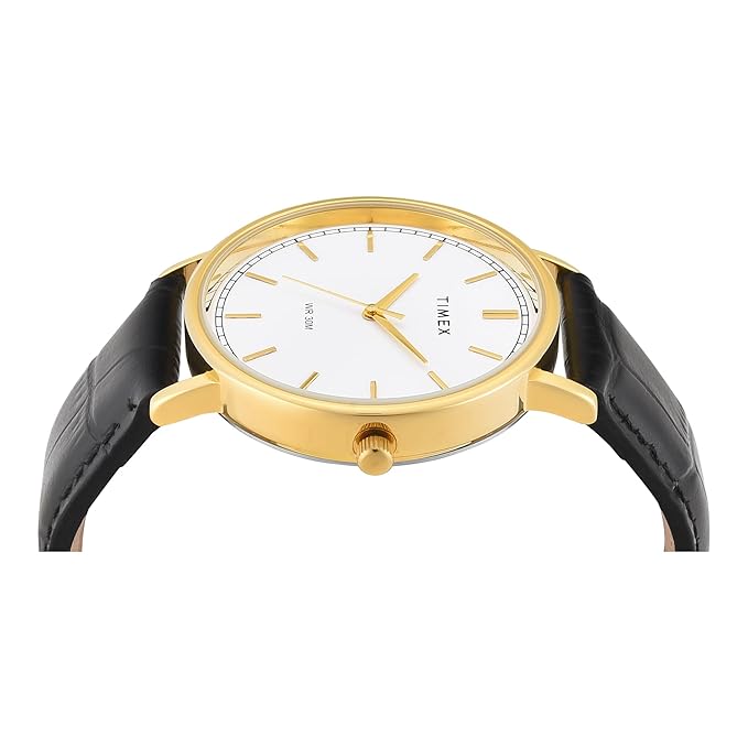 TIMEX White Round Dial Analog Mens Watch - TWTG12200 - KRISHNA WATCH COMPANY