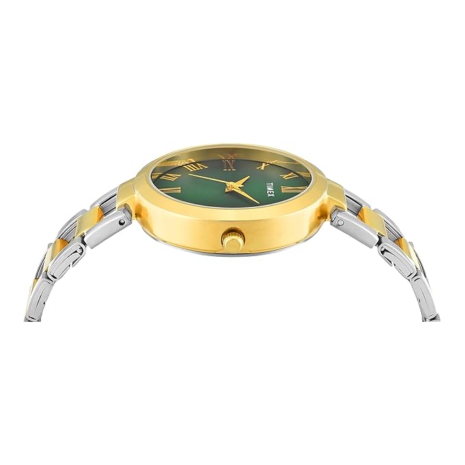 Timex Green Dial with Roman Numbers Women's Astrological Watch - TW000X274 - KRISHNA WATCH COMPANY