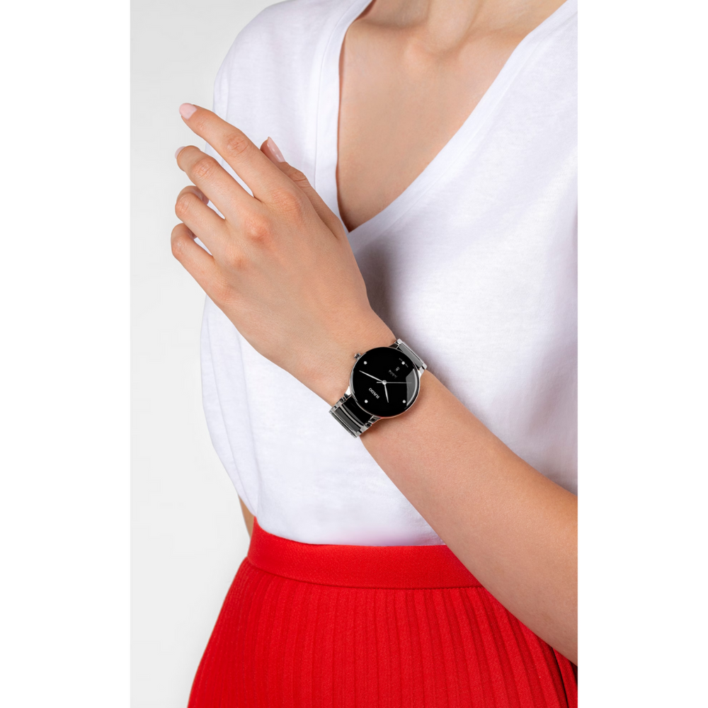 RADO Centrix Diamonds Unisex Watch - R30021712 - KRISHNA WATCH COMPANY