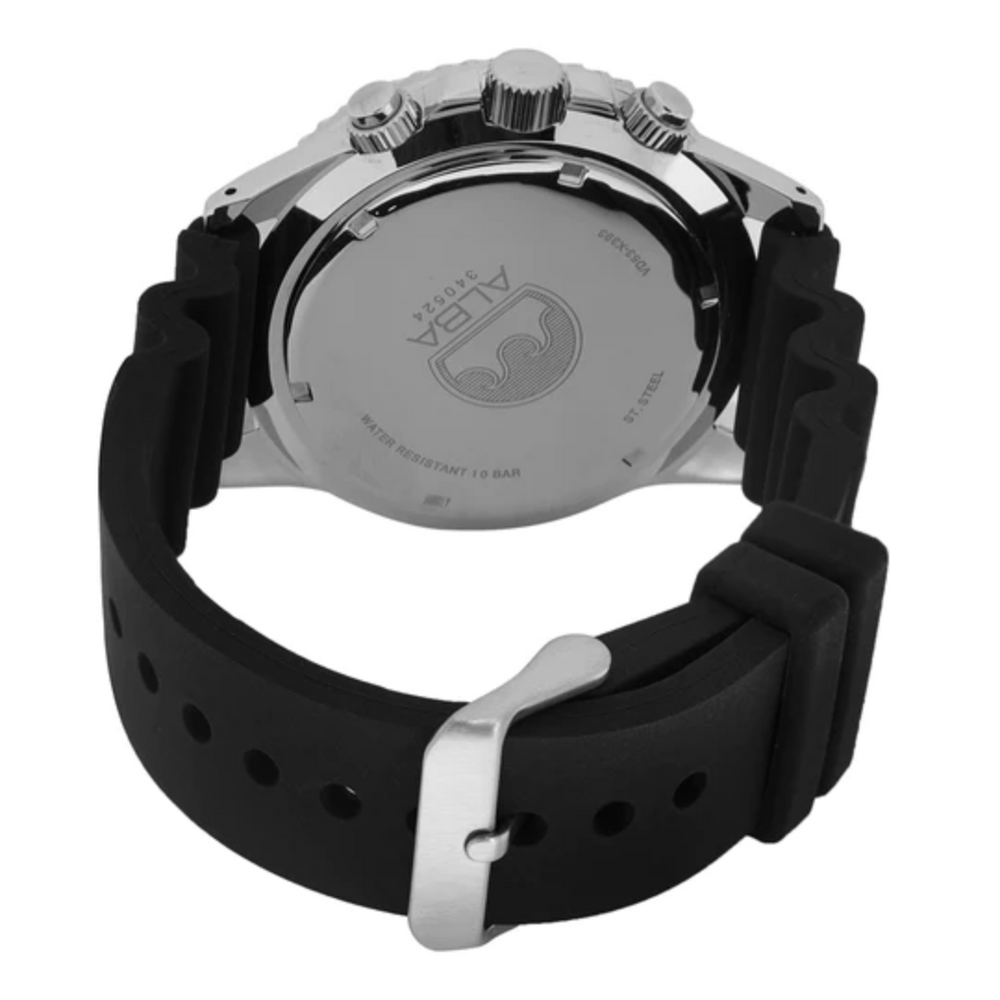 Alba Cobalt Blue Dial with Black Bezel Chronograph AT3J47X1 - KRISHNA WATCH COMPANY