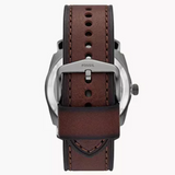 FOSSIL Machine Automatic Brown LiteHide™ Leather Watch - ME3254
