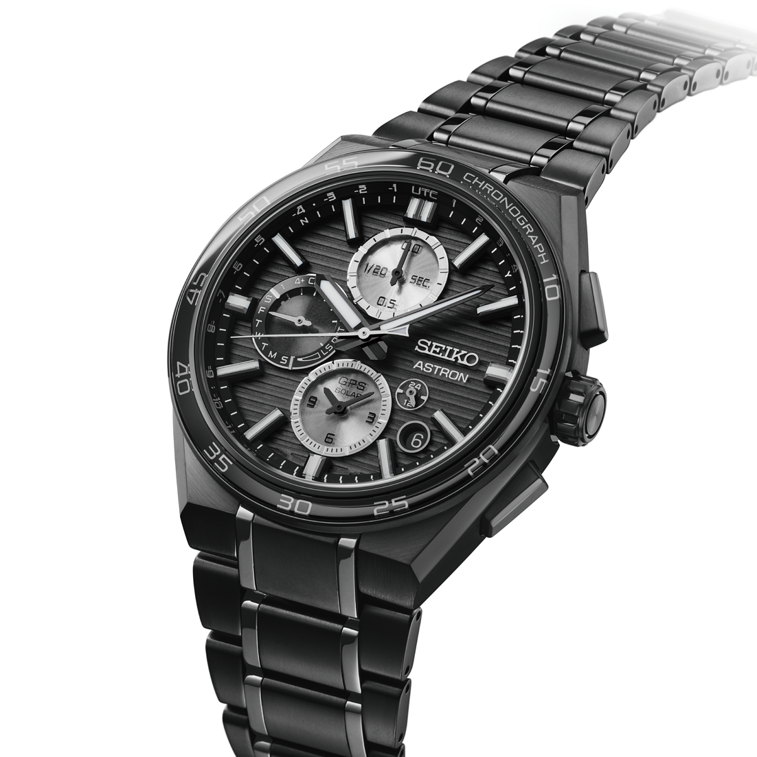 Seiko Astron GPS Solar 5X Dual-Time Chronograph Watch - SSH179J1 - KRISHNA WATCH COMPANY