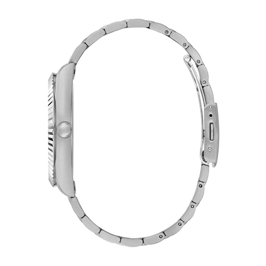 Guess Mens Silver Tone Day/Date Watch GW0265G7 - KRISHNA WATCH COMPANY