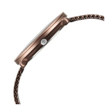 Titan Neo Splash Quartz Analog with Date Brown Dial Stainless Steel Strap Watch for Men 1849KM04