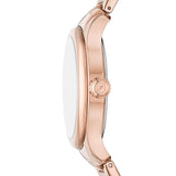 Fossil Gilmore Three-Hand Date Rose Gold-Tone Stainless Steel Watch - ES5394