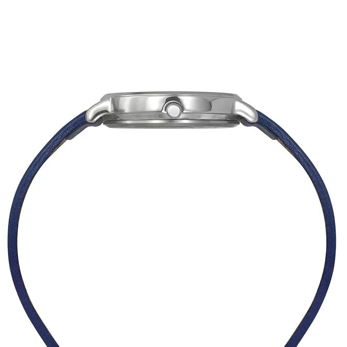 TIMEX Women Blue Round Dial Analog Watch - TWEL15818 - KRISHNA WATCH COMPANY