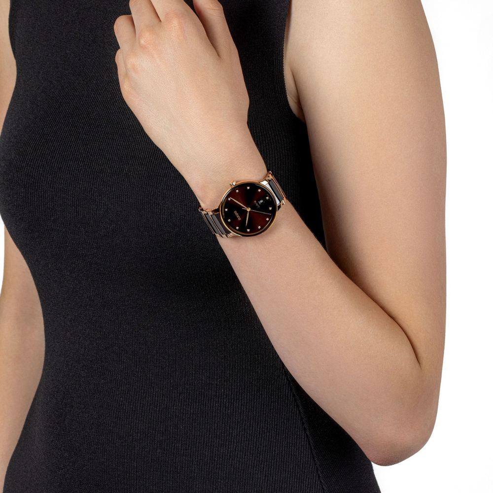 RADO Centrix Diamonds Unisex Watch - R30023732 - KRISHNA WATCH COMPANY