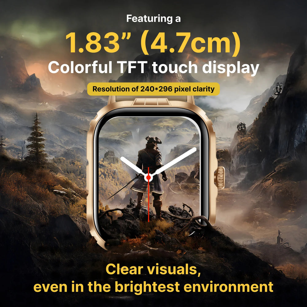 Timex iConnect Go+ 1.83"(4.64 cm) Display with Metallic Body and BT Calling Smartwatch For Unisex - TWIXW1001T - KRISHNA WATCH COMPANY