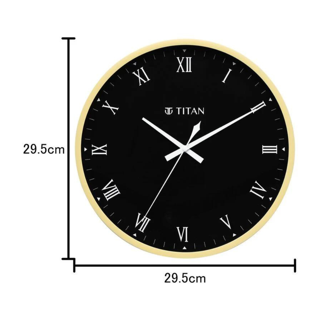 Titan Wall Clock with Silent Sweep Technology - W0043PA06A - KRISHNA WATCH COMPANY