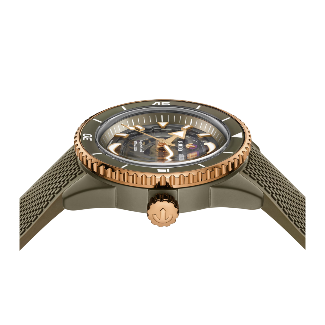 RADO Captain Cook High-Tech Ceramic Skeleton R32150168 - KRISHNA WATCH COMPANY