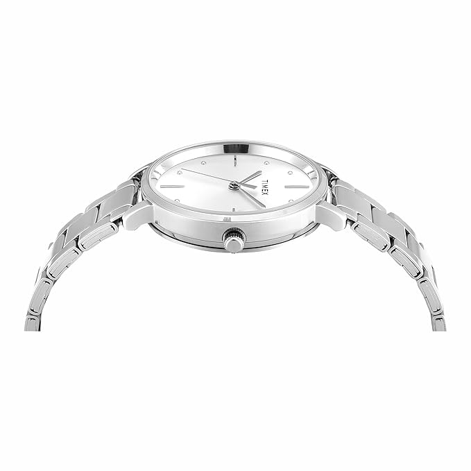Timex Silver Dial Women's Watch - TWEL15823 - KRISHNA WATCH COMPANY