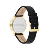 Calvin Klein Unisex Stun Leather Analogue Watch 25200404