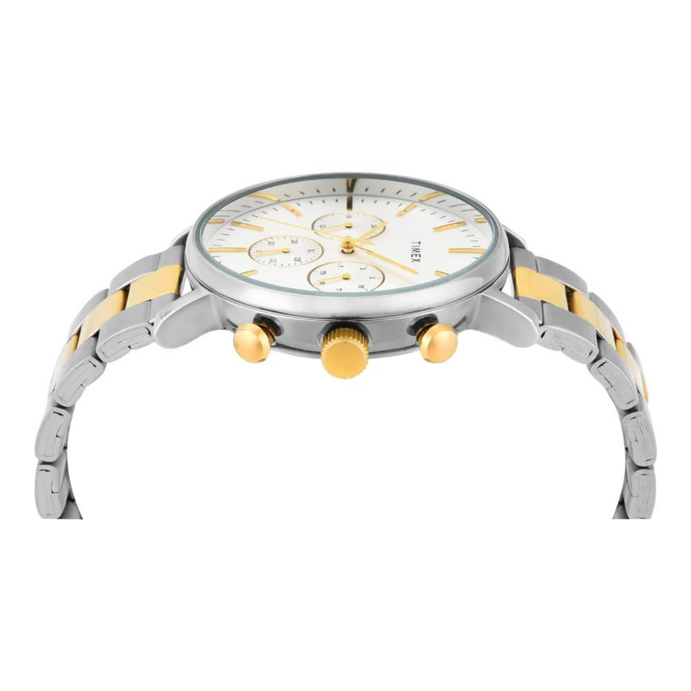 Timex Men Warm Silver Round Multifunction Dial Watch- TWEG20026 - KRISHNA WATCH COMPANY