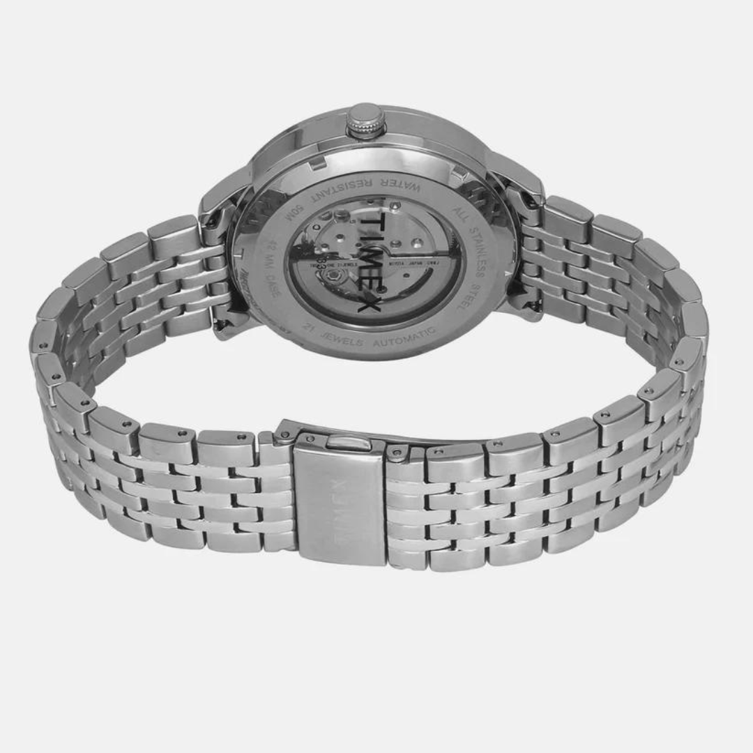 Timex E Class Male Green Analog Stainless Steel Watch TWEG23502