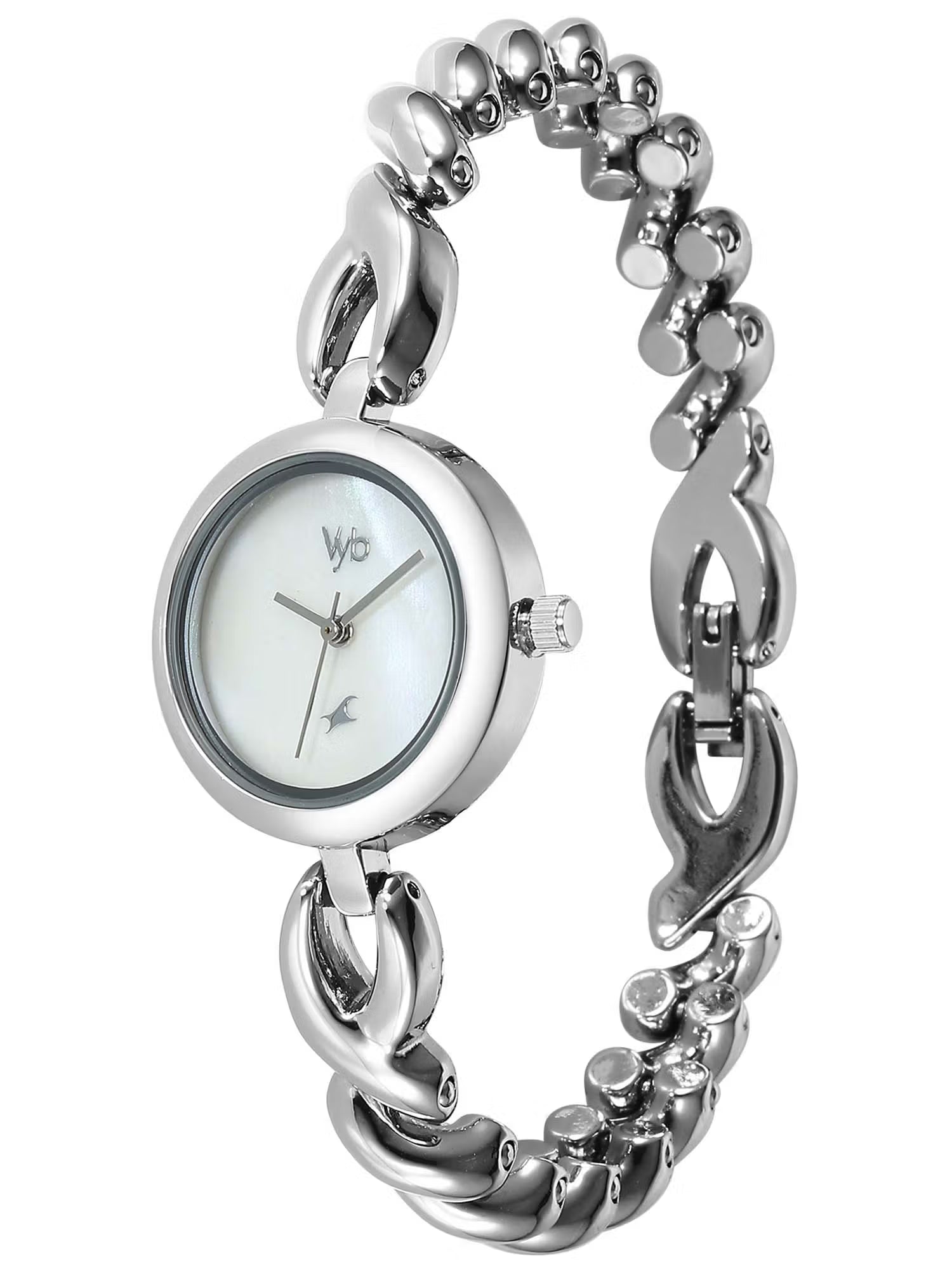 Fastrack Vyb Siren Quartz Analog Watch For Women - FV60099SM01W - KRISHNA WATCH COMPANY