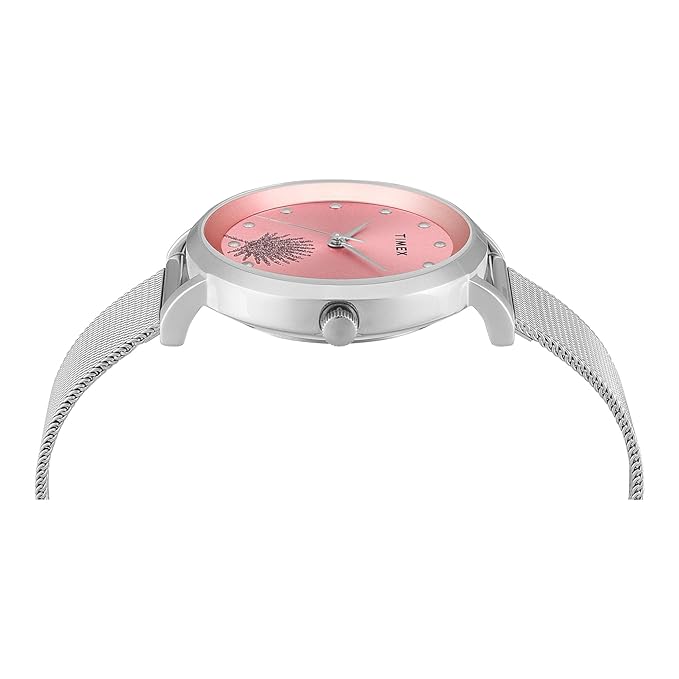 Timex Pink Dial Women's Watch - TWEL12921 - KRISHNA WATCH COMPANY