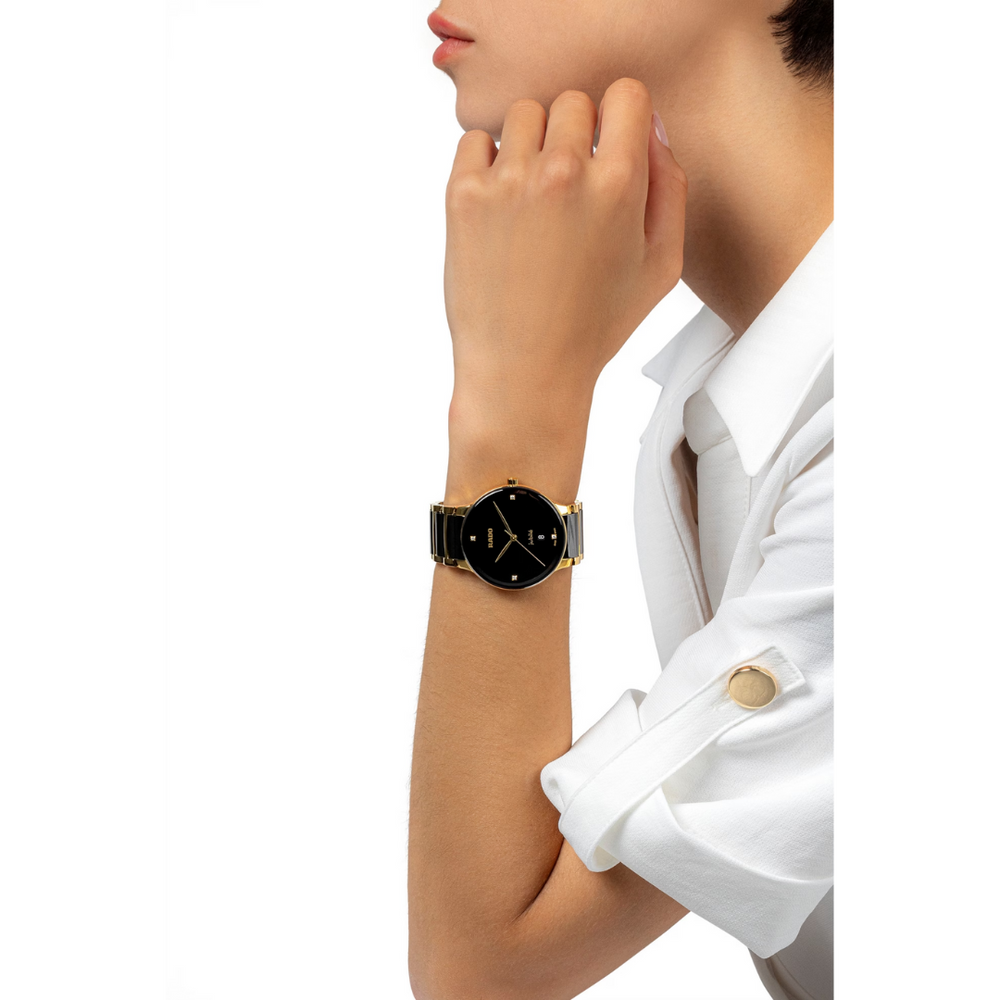 RADO Centrix Diamonds Unisex Watch - R30022712 - KRISHNA WATCH COMPANY